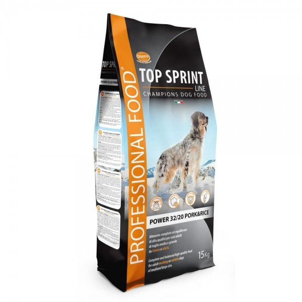 Top Sprint Power Pork&Rice Köpek Maması 15 kg